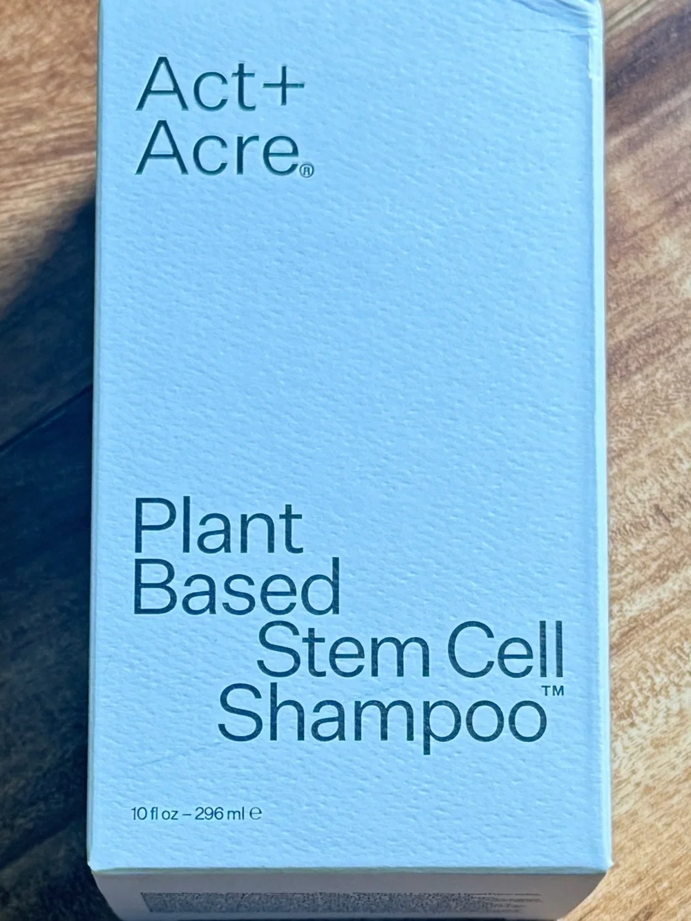 NEW Act+Acre Plant Based Stem Cell Shampoo 10 oz | Thickening & Scalp Care